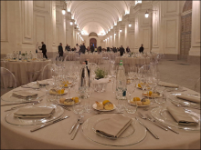 Figure 4. The conference dinner was hosted in the former royal hunting lodge in Venaria Reale (1658–1675), just outside Turin.