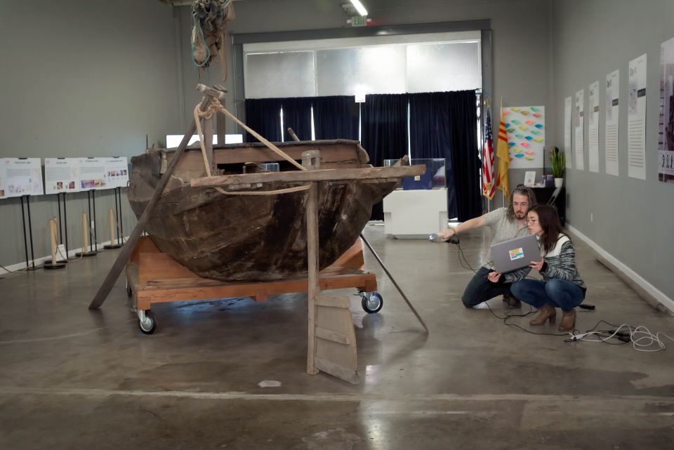 3D scanning a refugee boat in the VHM